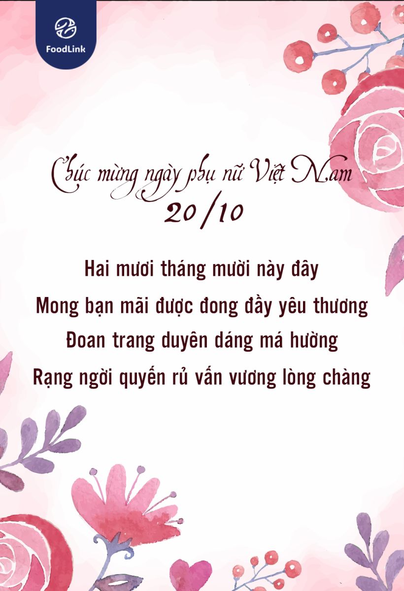  Ngày 20/10 Gửi yêu thương đến một nửa thế giới
